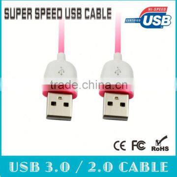 2014 New arrive fabric braided Usb 2 0 cable