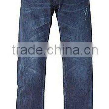 Super quanlity Fashion Men's 100%cotton woven light blue washed denim jeans