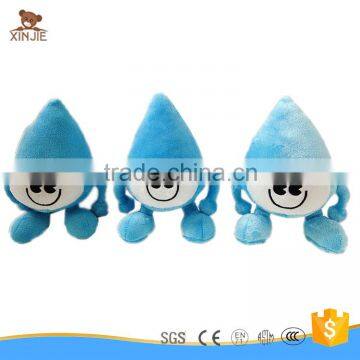 nice design cute water drop plush doll custom water drop shap plush toy