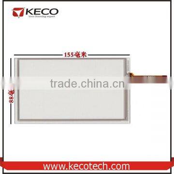 6.2 inch Compatible 4 wire resistive 155*88 155mm*88mm TM062RDH01 touch glass digitizer Screen