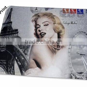 dropship newest modern sublimation heat transfer printed rubber mouse pad