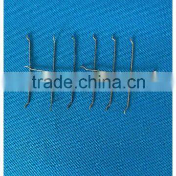 Easy and homogeneous mixing, , loose type steel fiber