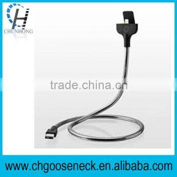 stainless steel most flexible USB liner for cell phone