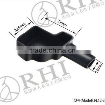 Black Small ladder-shaped battery terminal covers