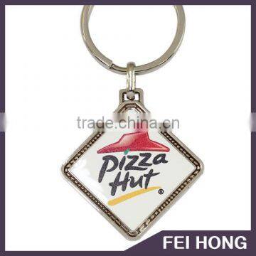 High quality promotional hot sale low price logo printing key chain rings