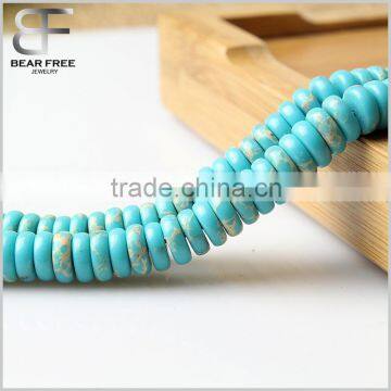 Fashion Purple Greed Blue Emperor Stone Rondelle Beads, Imperial Jasper Gem Stone Gemstone Roundel Abacus Beads photo-3
