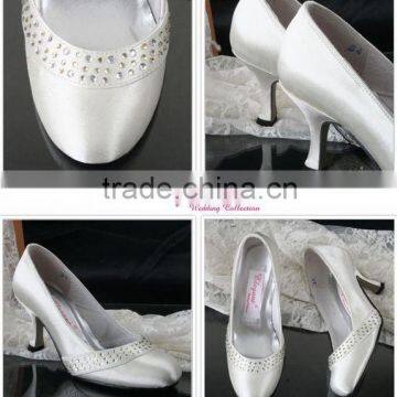 cute distinctive WS-035 wedding shose ivory noble bridal