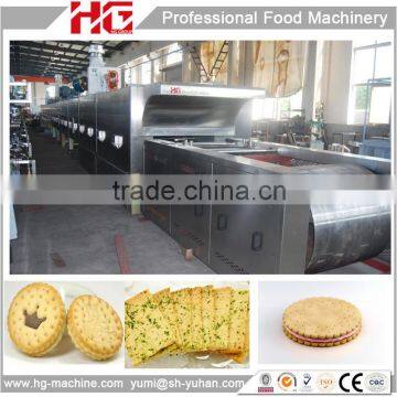 China HG highly efficient long lasting industrial baking biscuit oven price