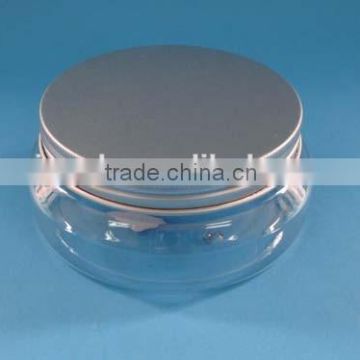 food grade plastic jar, plastic jar with aluminum lid