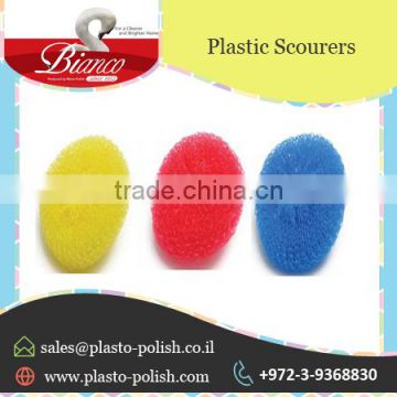 Private Label Custom Made Different Colorful Plastic Scourers