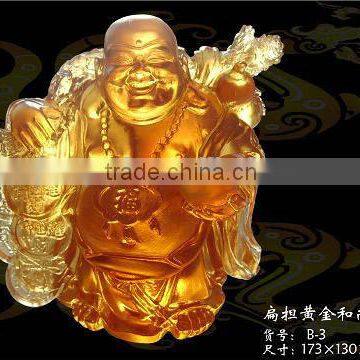 High Quality Crystal Transparent Buddha Statues