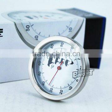 Q01 portable oven roast Cake frying clock meat cooking food kitchen dial stainless steel thermometer Hygrometer with probe