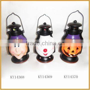 ceramic lantern with tealight holder for halloween lantern decoration