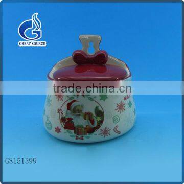 christmas santa claus canister ceramic storage canisters sets wholesale