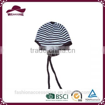 China manufacturer hand knitting beanie hat for children