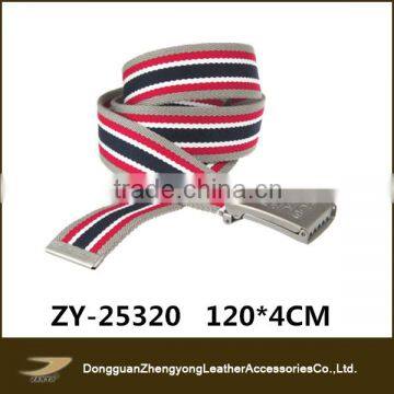 Wholesale exclusive design fashionable canvas polyester belt webbing belts custom