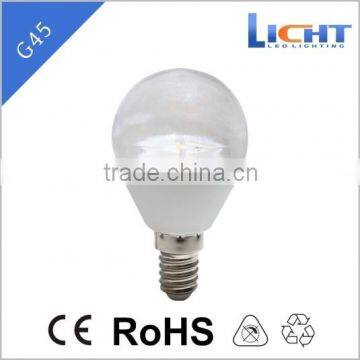 L-G45 Energy Saving Bulbs Plastic LED BULB Housing ,E14 Led Bulb G45 Global LED Bulb photo-3