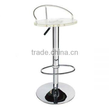 BS-044 acrylic plastic lifting bar chair bar stools