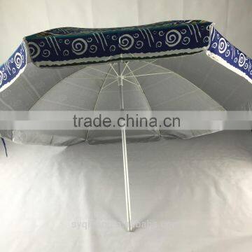 Hot Sale Cheap Windproof 120cm*8K Radius Polyester uv Cloth Beach Umbrella photo-3