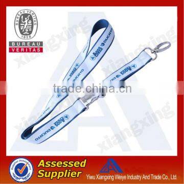 Free sample Polyester heavy elastic fishing lanyard Imprint your logo