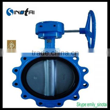 API PN10 / PN16 stainless steel lug style butterfly valve