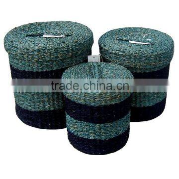 Multicolors Nice Seagrass Basket, Box With Lid 2016 photo-3