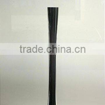 assorted long neck blown glass vase colored flower vase