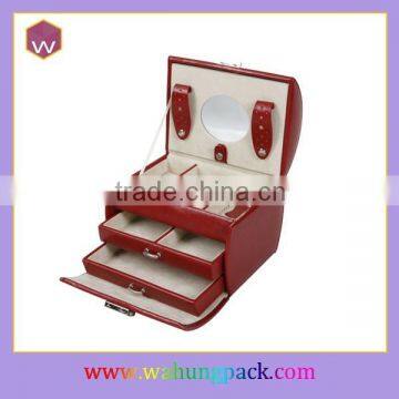 portable multi layer leather jewellery collection made in China