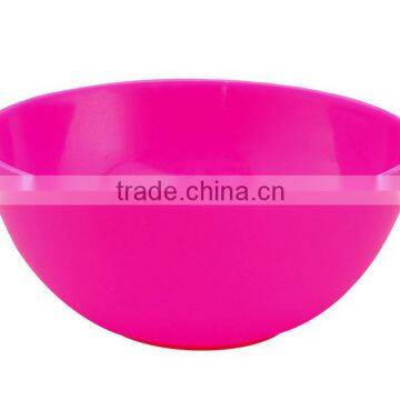 colorful 4pcs plastic serving dish salad bowl in set