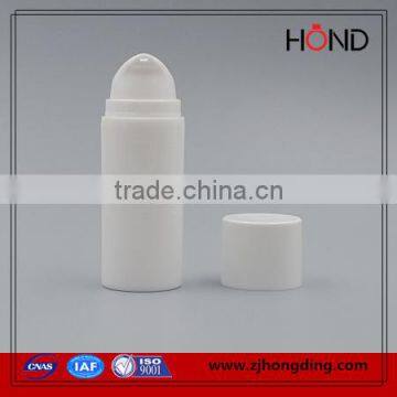 round shape PP airless bottle,15ml, 30ml, 50ml, 80ml 100ml, 120ml;airless pump bottle