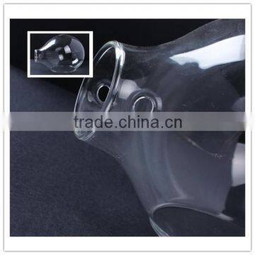 China Factory Wholesale Promotional High Quality Clear Drop Shape Pyrex Glass Lamp Shade & Cover photo-2