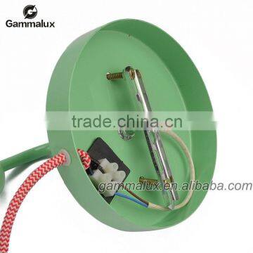 New Design Wall Lamp, Green Wall Light With Braided Wire Power Cord photo-2