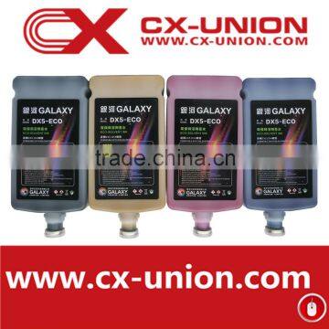 Galaxy eco solvent ink compatible with dx5 printhead inkjet printer, printing materials