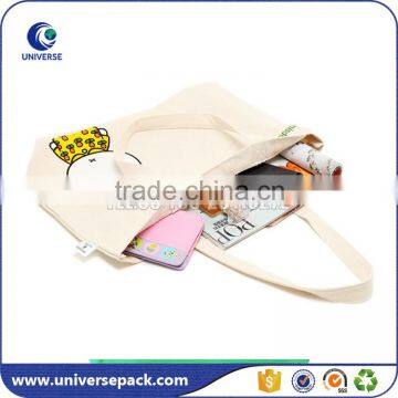 nicely custom logo cotton storage bag for shopping