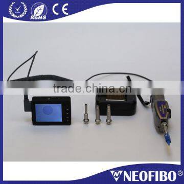 Handheld Microscope fiber optic connector inspection