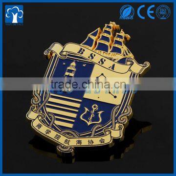 custom engrave metal car decoration manufacturer