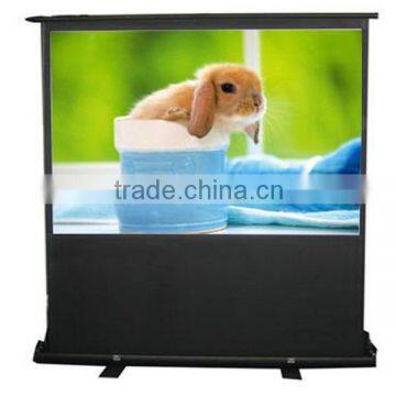 hd projector screen business or advertising display 80 inch 100 inch floor screen