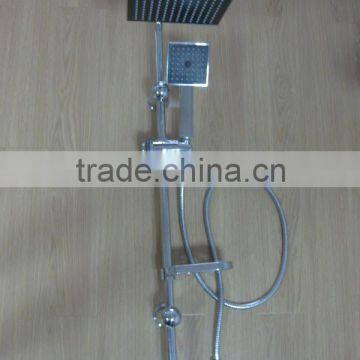 Square shower sliding bar