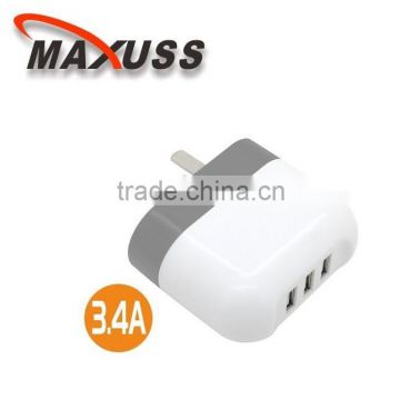 C211 Triple USB Travel Charger 3Port USB