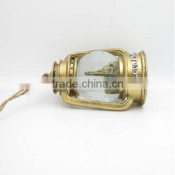 Golden Color Led Creative Home Decor Snow Globe With Blowing Snow photo-2