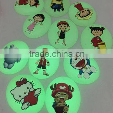 Any OEM Pictures on Glowing Stone Pendant Necklace Semi-precious Stone Jewelry for Children
