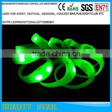 Hot Selling Led Bracelet Logo,customized Led Bracelet Logo,radio/remote/wireless Led Bracelet Logo for Party,festival photo-3