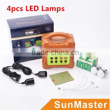 Solar Light with mobile charger for home indoor lighing