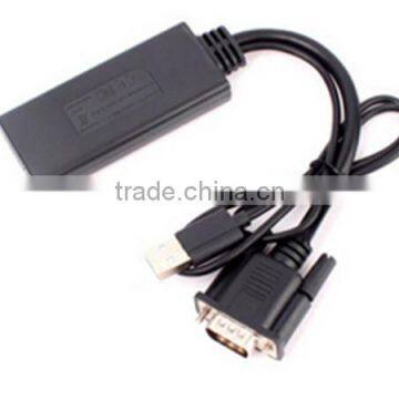 vga to HDMIWith USB A male power charge cable top quality cabletolink
