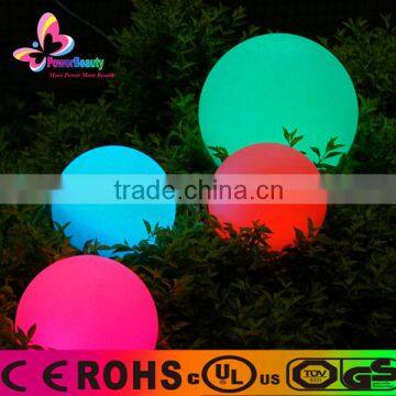 2016 hot promotional plastic waterproof multi color changing led poor ball globe