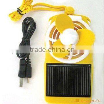 2012 Latest Solar Table Fan With Rechargeable Lithium Battery