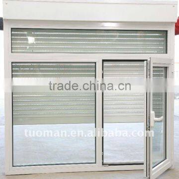 aluminium casement window,roller shutter and retractable mosquito net(monoblock)