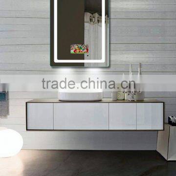 Best quality LED TV MIRROR ,bathroom led backlit mirror with tv