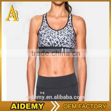 Nylon Spandex bras Dry Fit Womens Gym Wear Sexy Yoga Bra Wholesale Sports Bra