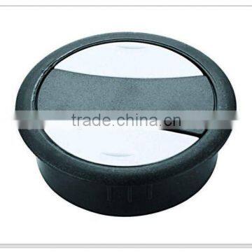 Plastic wire box / line hole cover for computer desk/telephone wire cover